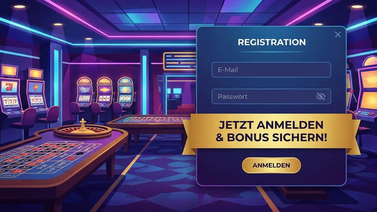 Registrierung mit Bonus